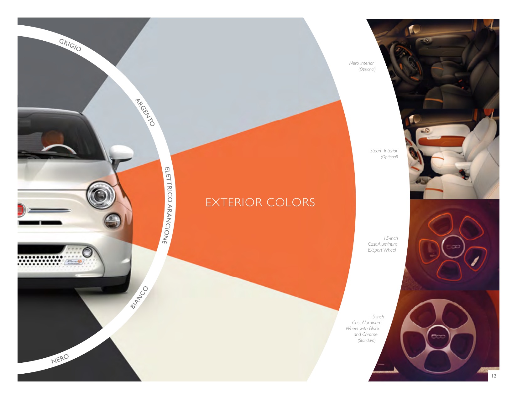 2013 Fiat 500e Brochure Page 20